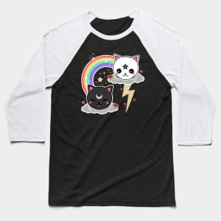 Kawaii Love Cats Baseball T-Shirt